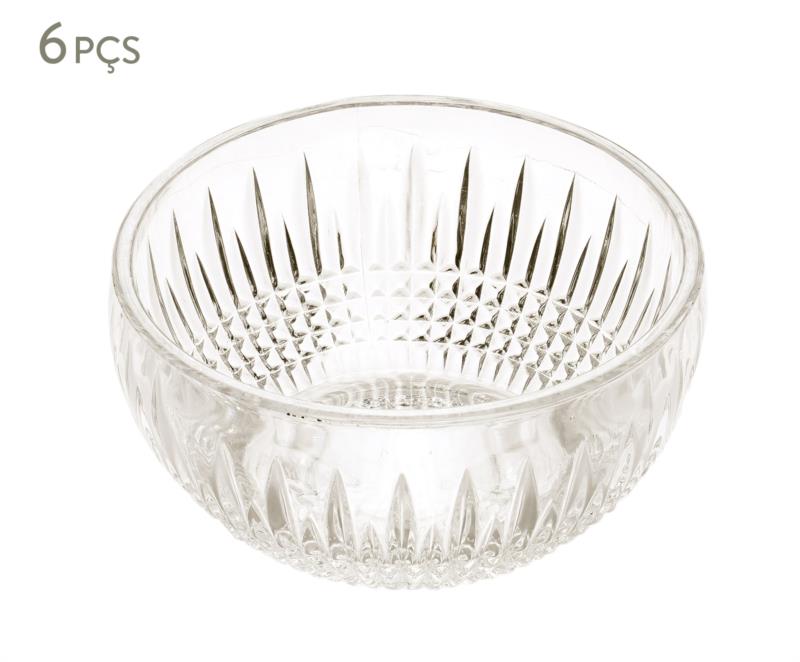 Conjunto 06 Bowls Cristal Wolf